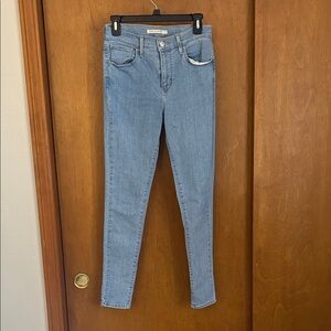 Levi’s 720 High Rise Super Skinny Women's Blue Jeans
